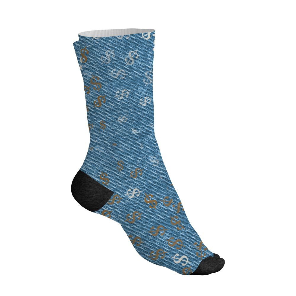 Denim-Worn-Blue-4s-NastyJamz-Socks-Match-Pretty-Bernie-3D-All-Over-Print