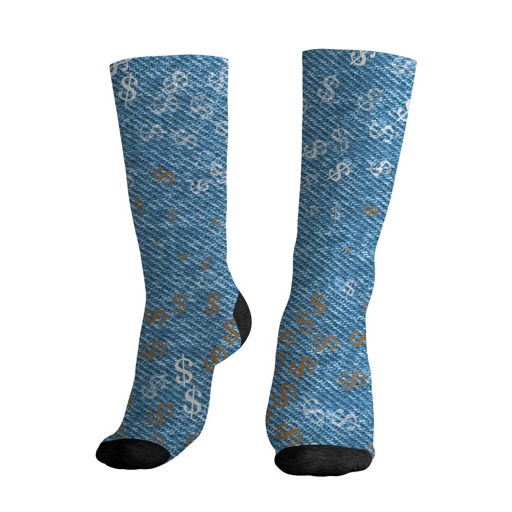 Denim-Worn-Blue-4s-NastyJamz-Socks-Match-Pretty-Bernie-3D-All-Over-Print