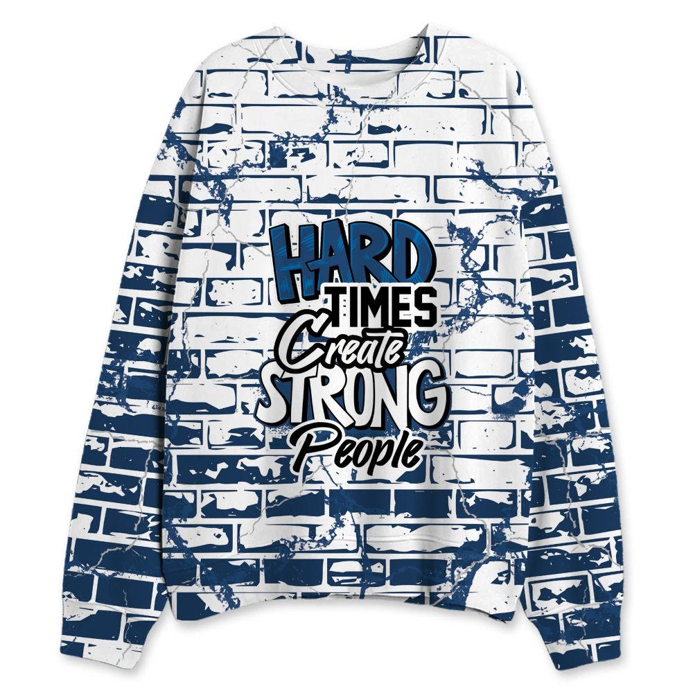 French-Blue-12s-NastyJamz-Sweatshirt-Match-Hard-Times-All-Over-Print