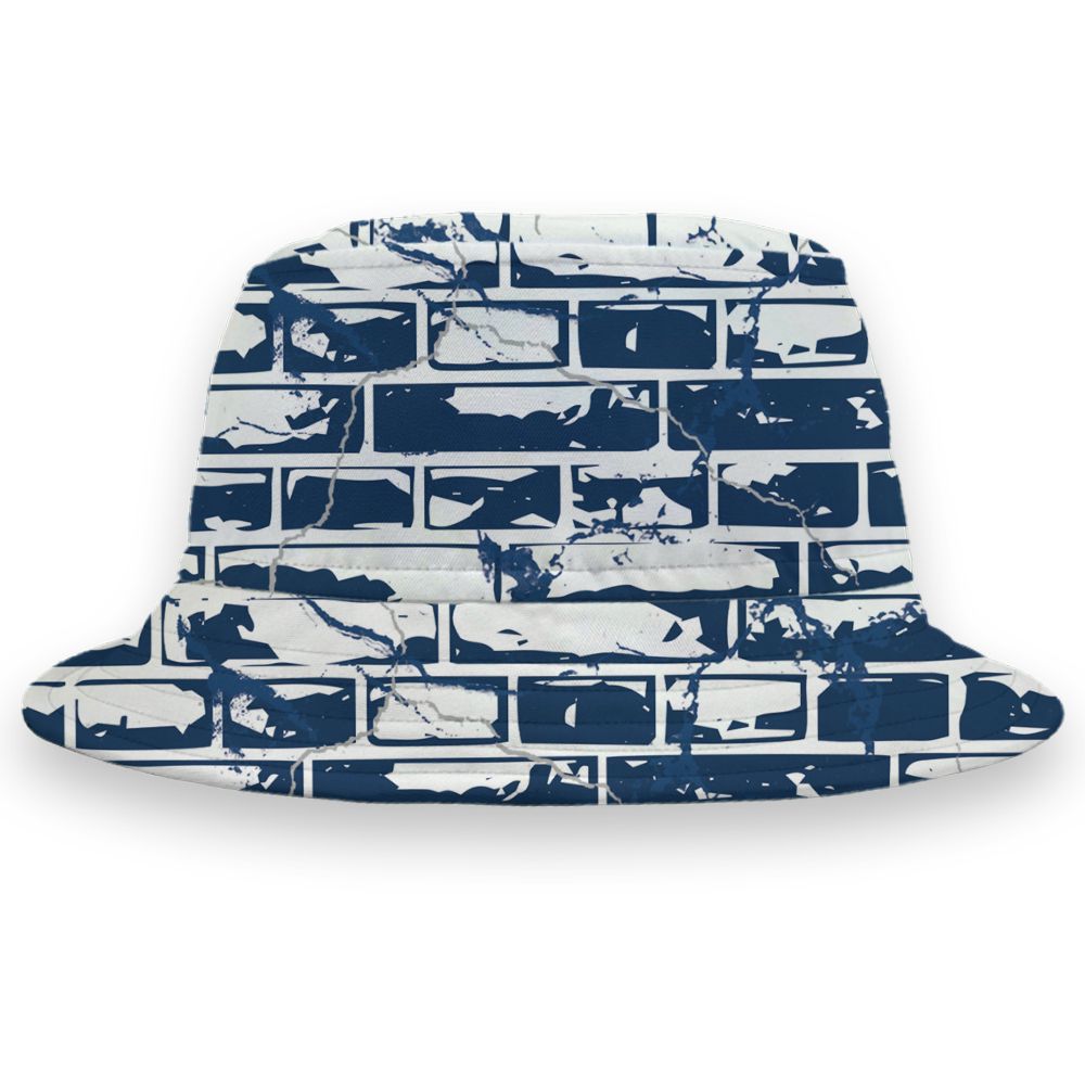 French-Blue-12s-NastyJamz-Bucket-Hat-Match-Hard-Times-All-Over-Print