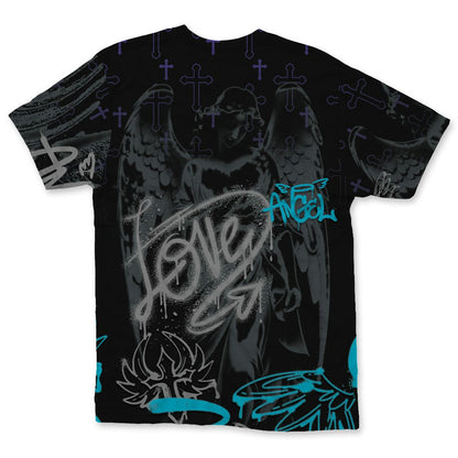 Aqua-8s-NastyJamz-T-Shirt-Match-Pattern-Angel-3D-All-Over-Print