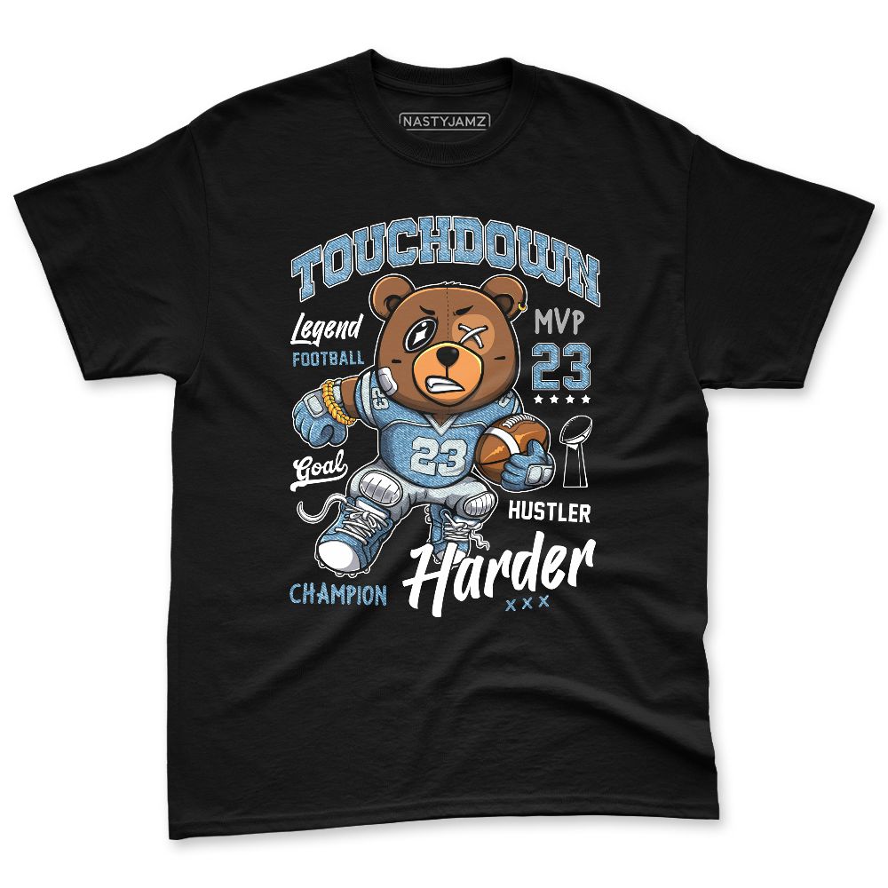 Denim-Worn-Blue-4s-NastyJamz-Premium-T-Shirt-Match-Touchdown-Harder