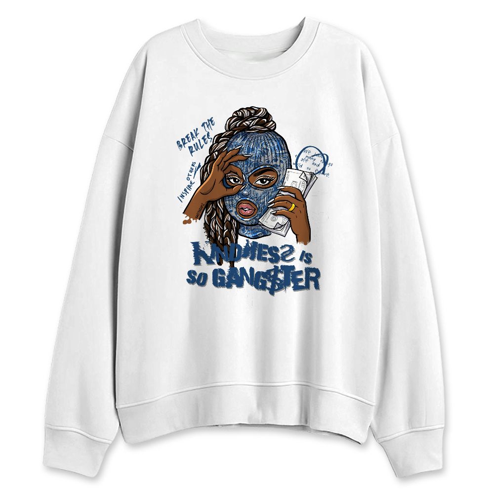 French-Blue-12s-NastyJamz-Sweatshirt-Match-Kindness-Gangster-Queen