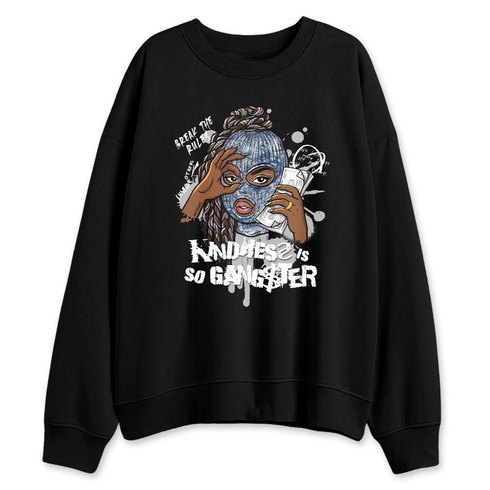 French-Blue-12s-NastyJamz-Sweatshirt-Match-Kindness-Gangster-Queen