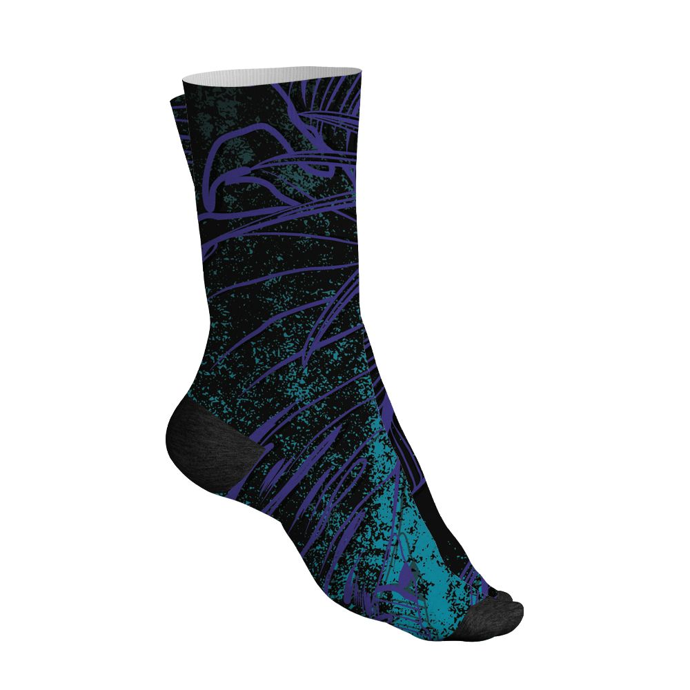 Aqua-8s-NastyJamz-Socks-Match-Urban-Tropic-3D-All-Over-Print