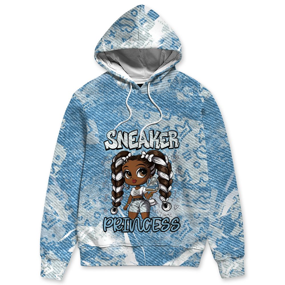Denim-Worn-Blue-4s-NastyJamz-Hoodie-Match-Sneaker-Princess-3D-All-Over-Print