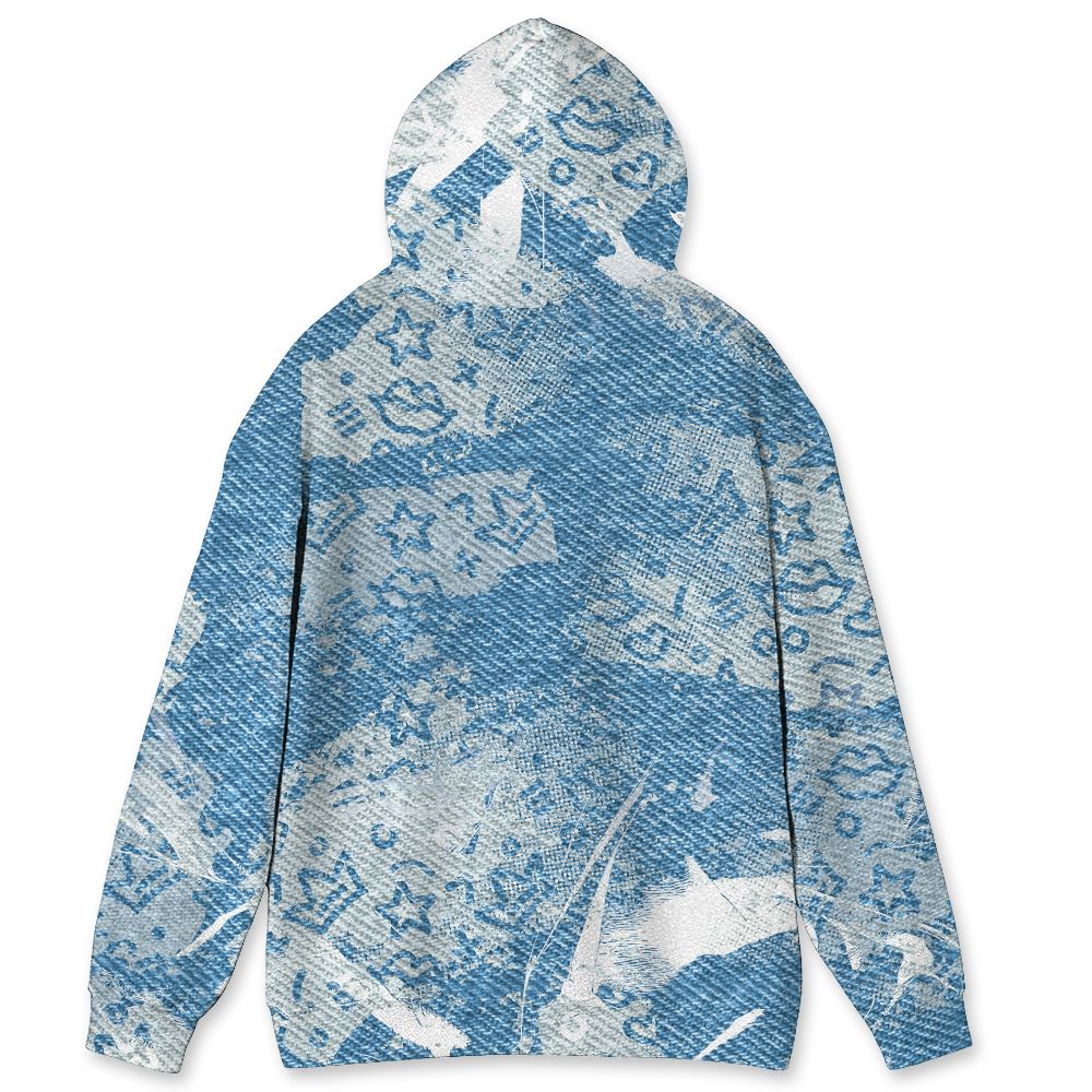 Denim-Worn-Blue-4s-NastyJamz-Hoodie-Match-Sneaker-Princess-3D-All-Over-Print