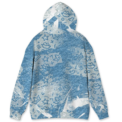 Denim-Worn-Blue-4s-NastyJamz-Hoodie-Match-Sneaker-Princess-3D-All-Over-Print