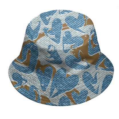 Denim-Worn-Blue-4s-NastyJamz-Bucket-Hat-Match-Heart-Flow