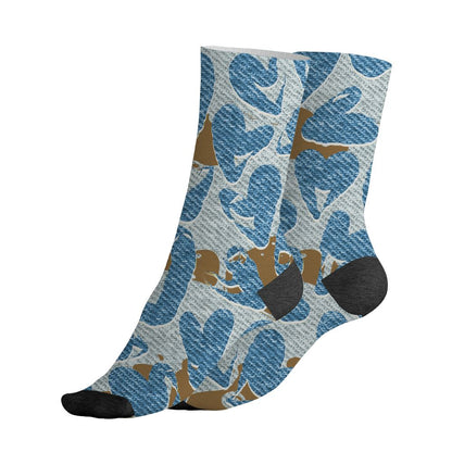 Denim-Worn-Blue-4s-NastyJamz-Socks-Match-Heart-Flow