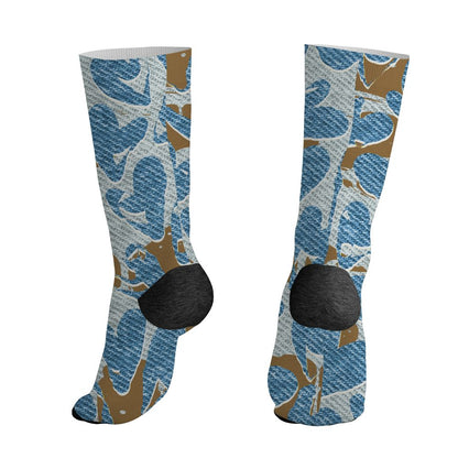 Denim-Worn-Blue-4s-NastyJamz-Socks-Match-Heart-Flow