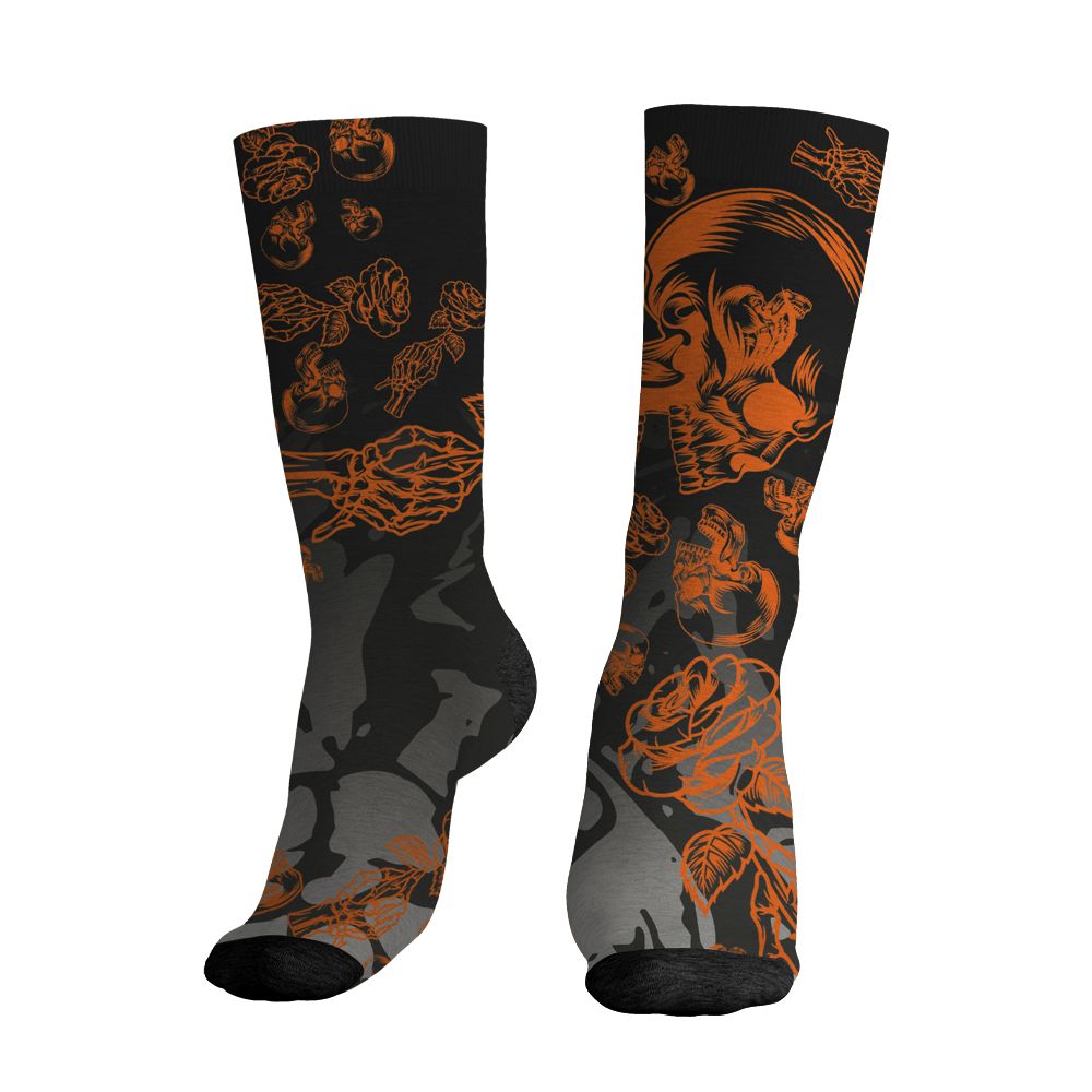AJ 1 Shattered Backboard.NastyJamz Socks Match.Skulls Pattern 3D