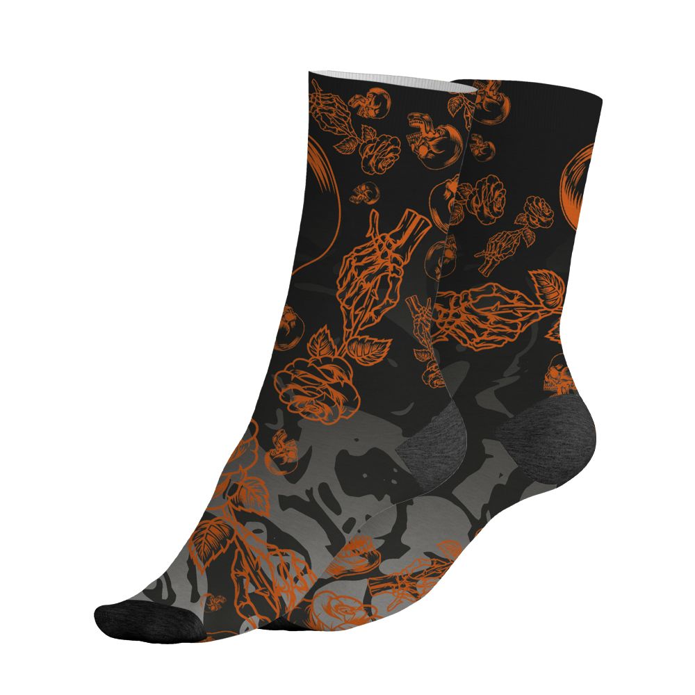 AJ 1 Shattered Backboard.NastyJamz Socks Match.Skulls Pattern 3D
