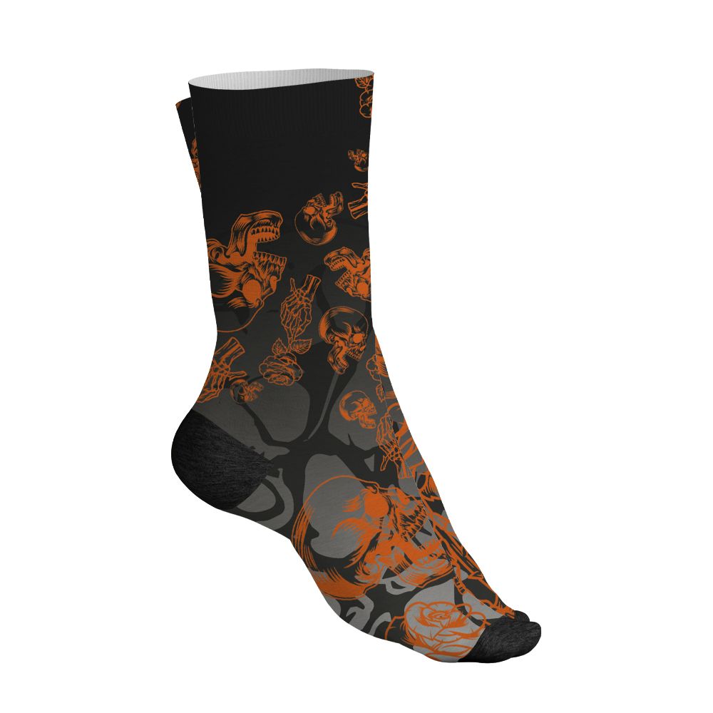 AJ 1 Shattered Backboard.NastyJamz Socks Match.Skulls Pattern 3D