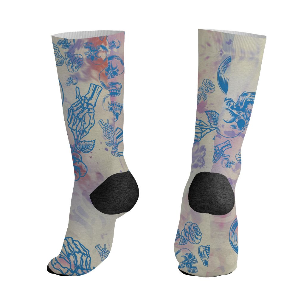 Tatum-3-Cloud-0-NastyJamz-Socks-Match-Skulls-Pattern-3D-All-Over-Print