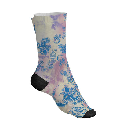 Tatum-3-Cloud-0-NastyJamz-Socks-Match-Skulls-Pattern-3D-All-Over-Print