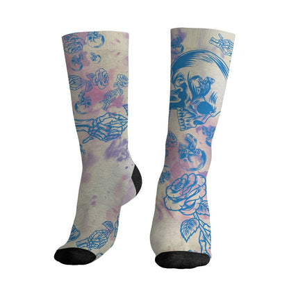 Tatum-3-Cloud-0-NastyJamz-Socks-Match-Skulls-Pattern-3D-All-Over-Print