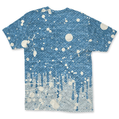 Denim-Worn-Blue-4s-NastyJamz-T-Shirt-Match-Good-Things