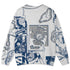 French-Blue-12s-NastyJamz-Sweatshirt-Match-Pattern-Broken-Time-All-Over-Print