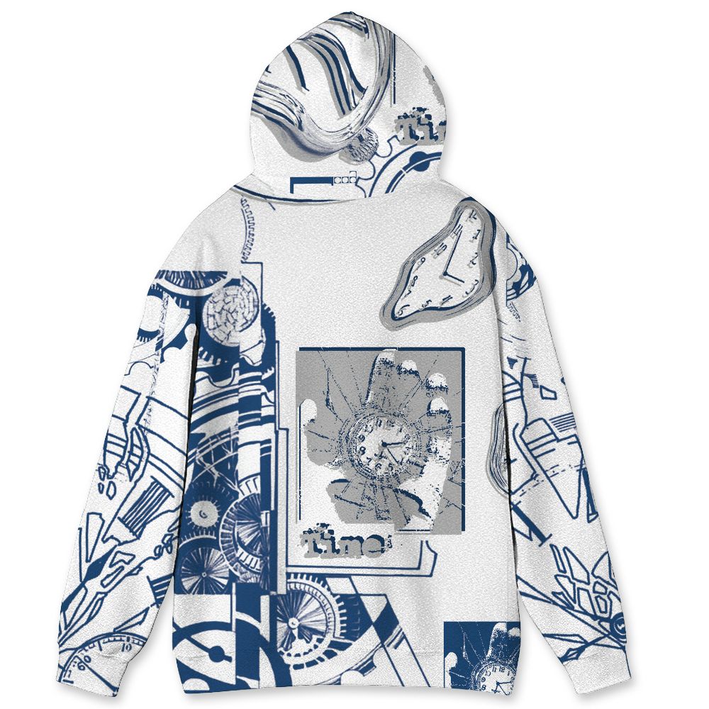 French-Blue-12s-NastyJamz-Hoodie-Match-Pattern-Broken-Time-All-Over-Print