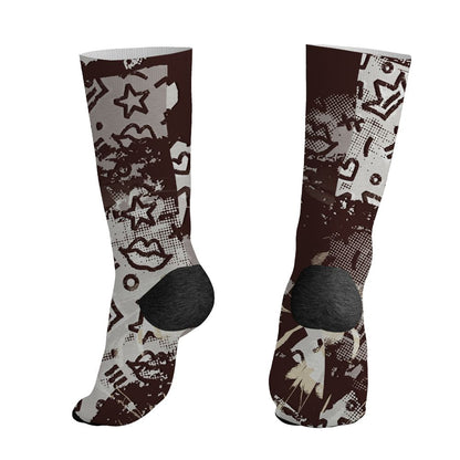 Black-Collective-5s-NastyJamz-Socks-Match-Sneaker-Princess-3D-All-Over-Print