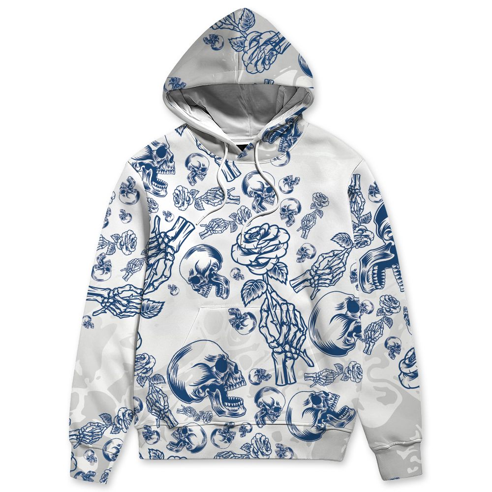 French-Blue-12s-NastyJamz-Hoodie-Match-Skulls-Pattern-All-Over-Print