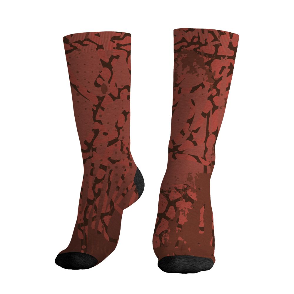 Spizike-Canyon-Rust-NastyJamz-Socks-Match-Its-The-Kicks-3D-All-Over-Print