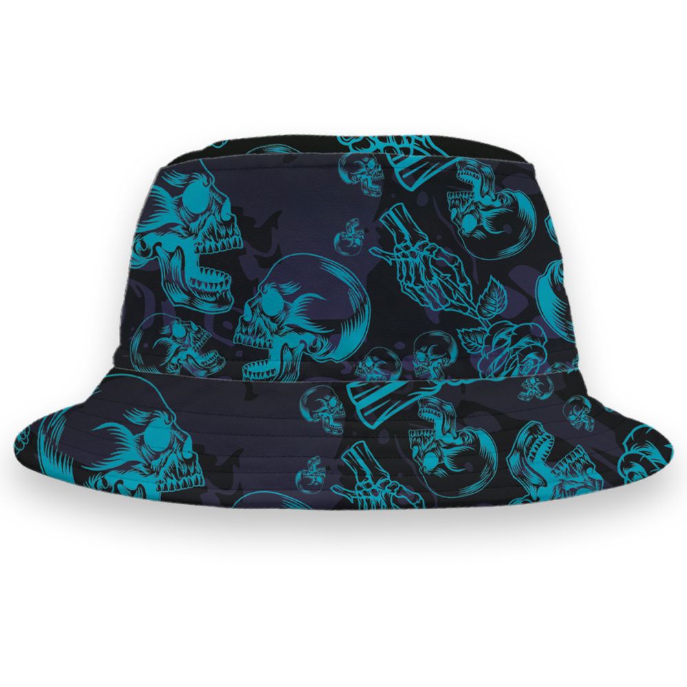 Aqua-8s-NastyJamz-Bucket-Hat-Match-Skulls-Pattern-All-Over-Print