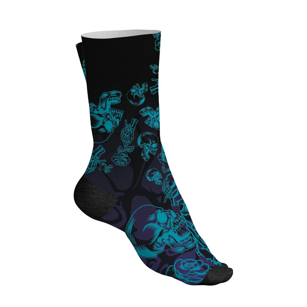 Aqua-8s-NastyJamz-Socks-Match-Skulls-Pattern-3D-All-Over-Print