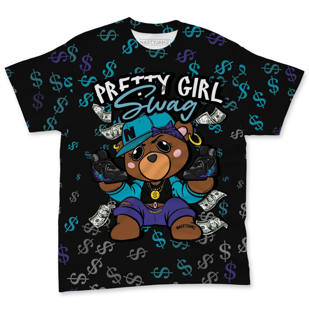 Aqua-8s-NastyJamz-T-Shirt-Match-Pretty-Bernie-3D-All-Over-Print