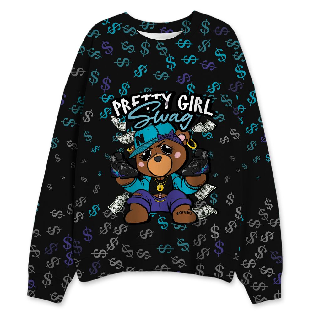 Aqua-8s-NastyJamz-Sweatshirt-Match-Pretty-Bernie-3D-All-Over-Print