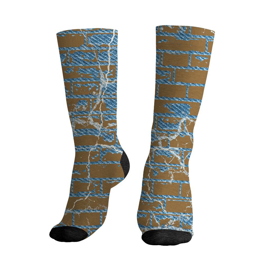 Denim-Worn-Blue-4s-NastyJamz-Socks-Match-Hard-Times-3D-All-Over-Print