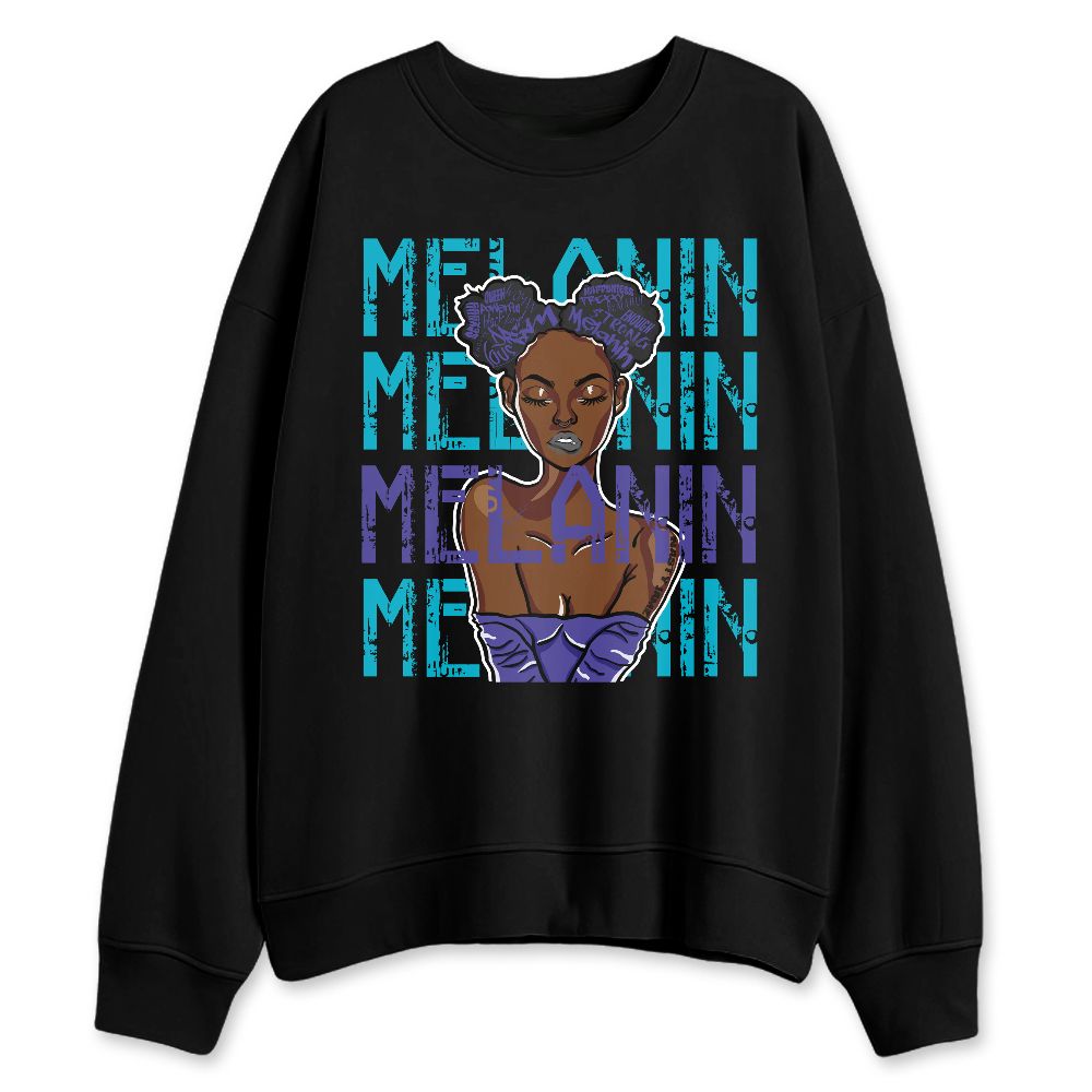 Aqua-8s-NastyJamz-Sweatshirt-Match-Match-Melanin-Girl