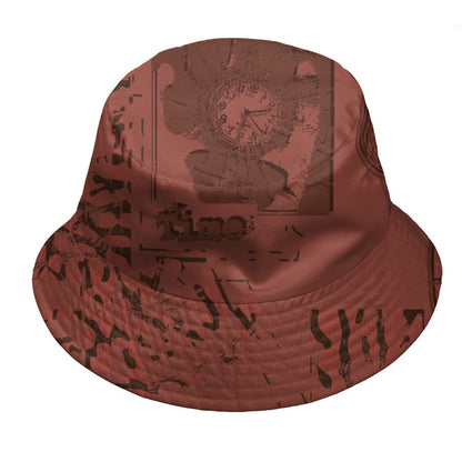 Spizike-Canyon-Rust-NastyJamz-Bucket-Hat-Match-Pattern-Broken-Time-All-Over-Print