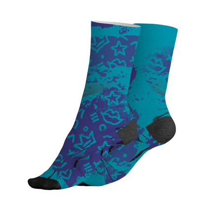 Aqua-8s-NastyJamz-Socks-Match-Sneaker-Princess-3D-All-Over-Print