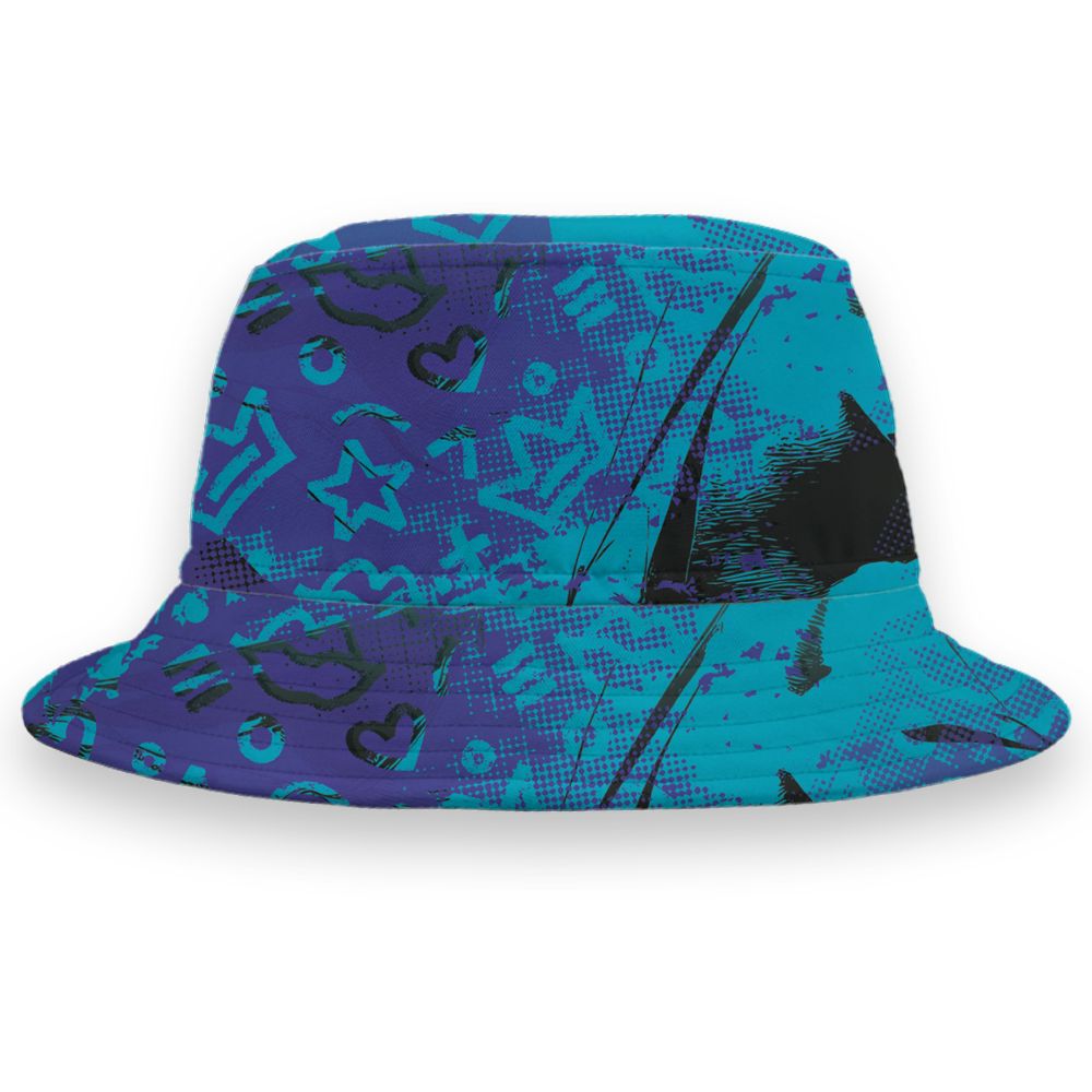 Aqua-8s-NastyJamz-Bucket-Hat-Match-Sneaker-Princess-All-Over-Print