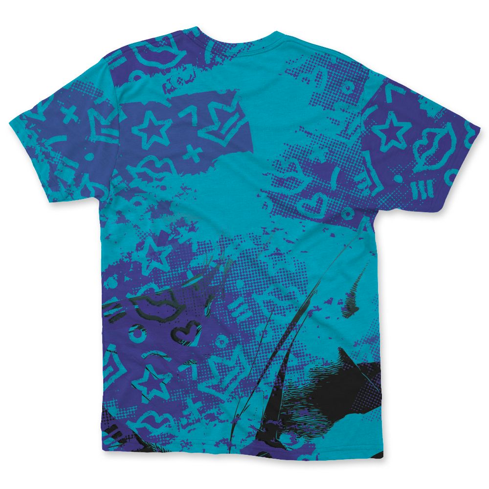 Aqua-8s-NastyJamz-T-Shirt-Match-Sneaker-Princess-3D-All-Over-Print