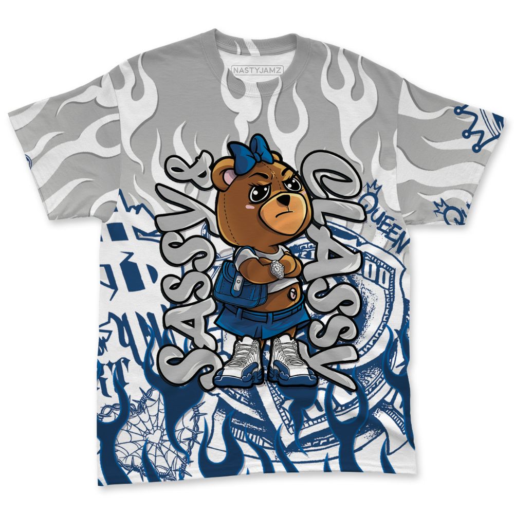 French-Blue-12s-NastyJamz-T-Shirt-Match-Sassy-Classy-All-Over-Print