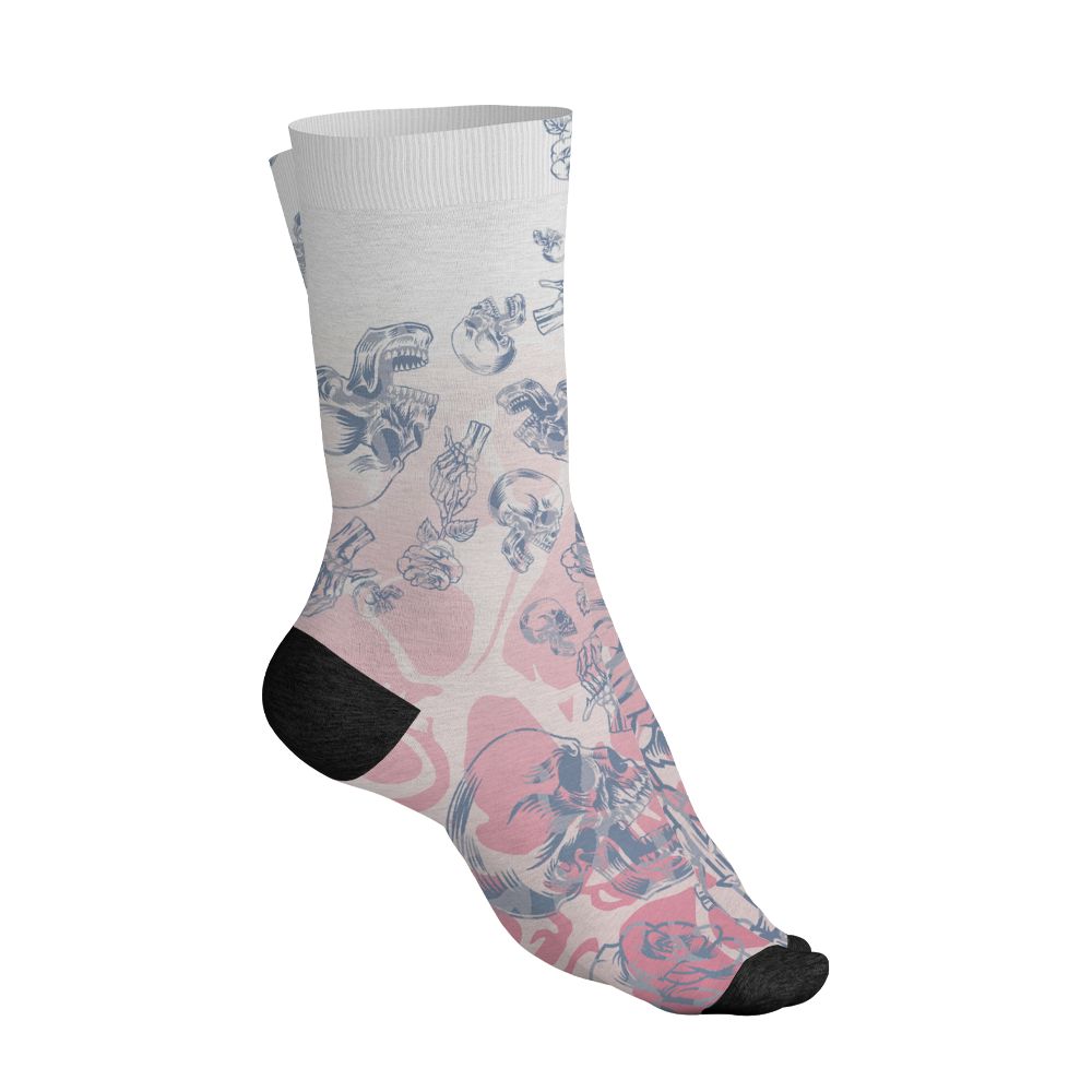 Cobalt-Bliss-3s-NastyJamz-Socks-Match-Skulls-Pattern-3D-All-Over-Print
