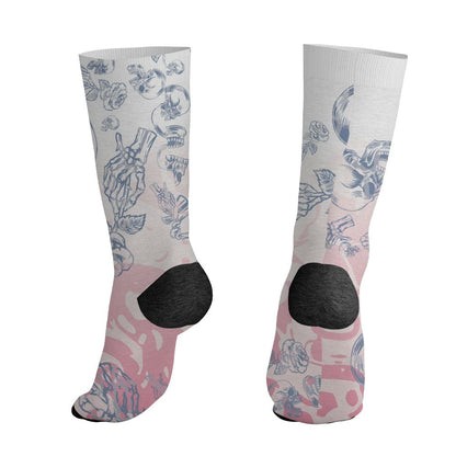 Cobalt-Bliss-3s-NastyJamz-Socks-Match-Skulls-Pattern-3D-All-Over-Print