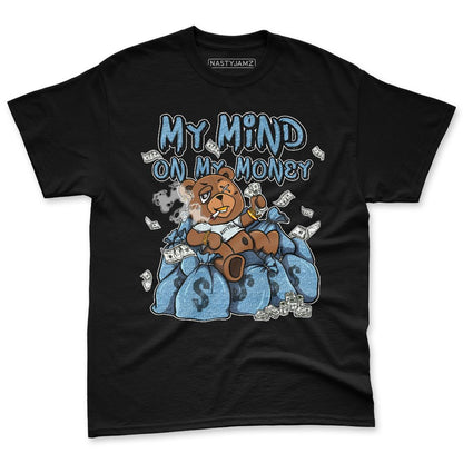 Denim-Worn-Blue-4s-NastyJamz-Premium-T-Shirt-Match-My-Mind-On-My-Money-Ber