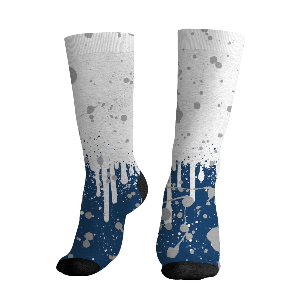 AJ 12 French Blue.NastyJamz Socks Match.Good Things 3D