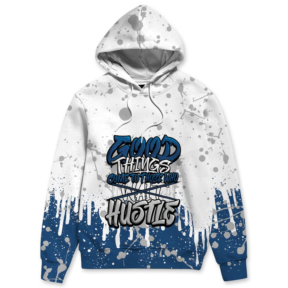 French-Blue-12s-NastyJamz-Hoodie-Match-Good-Things-All-Over-Print