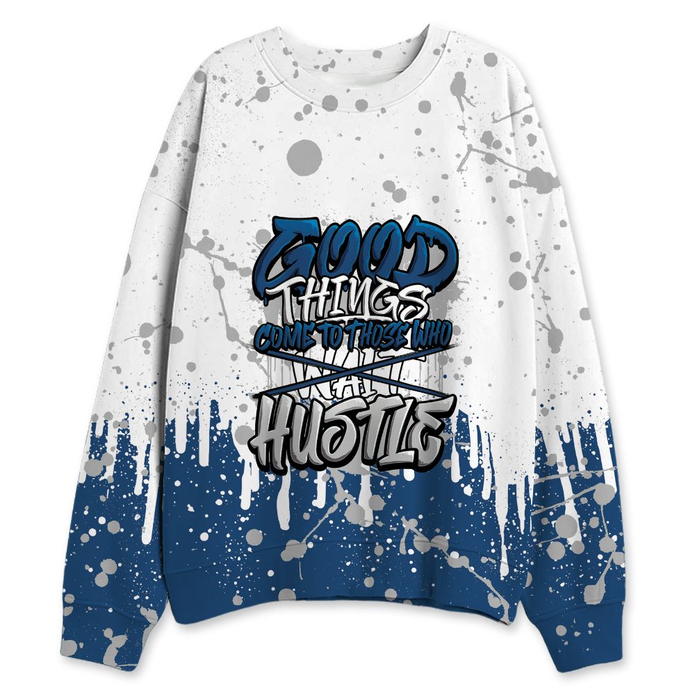 French-Blue-12s-NastyJamz-Sweatshirt-Match-Good-Things-All-Over-Print