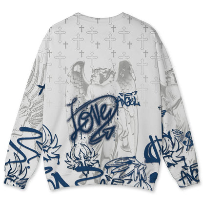 French-Blue-12s-NastyJamz-Sweatshirt-Match-Pattern-Angel-All-Over-Print