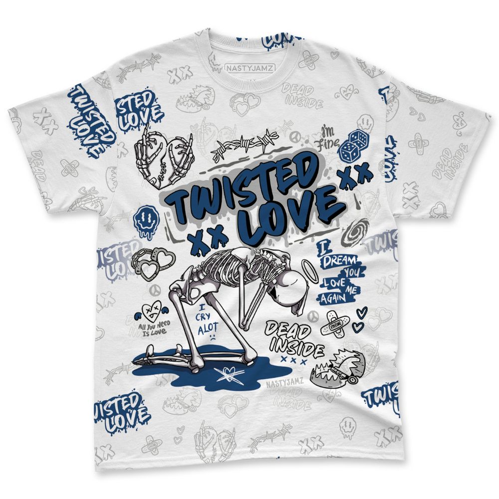 French-Blue-12s-NastyJamz-T-Shirt-Match-Twisted-Love-All-Over-Print
