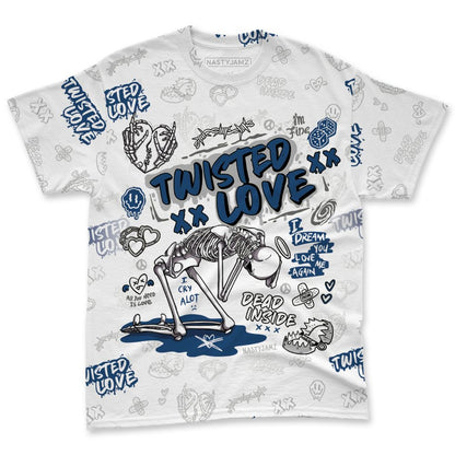 French-Blue-12s-NastyJamz-T-Shirt-Match-Twisted-Love-All-Over-Print