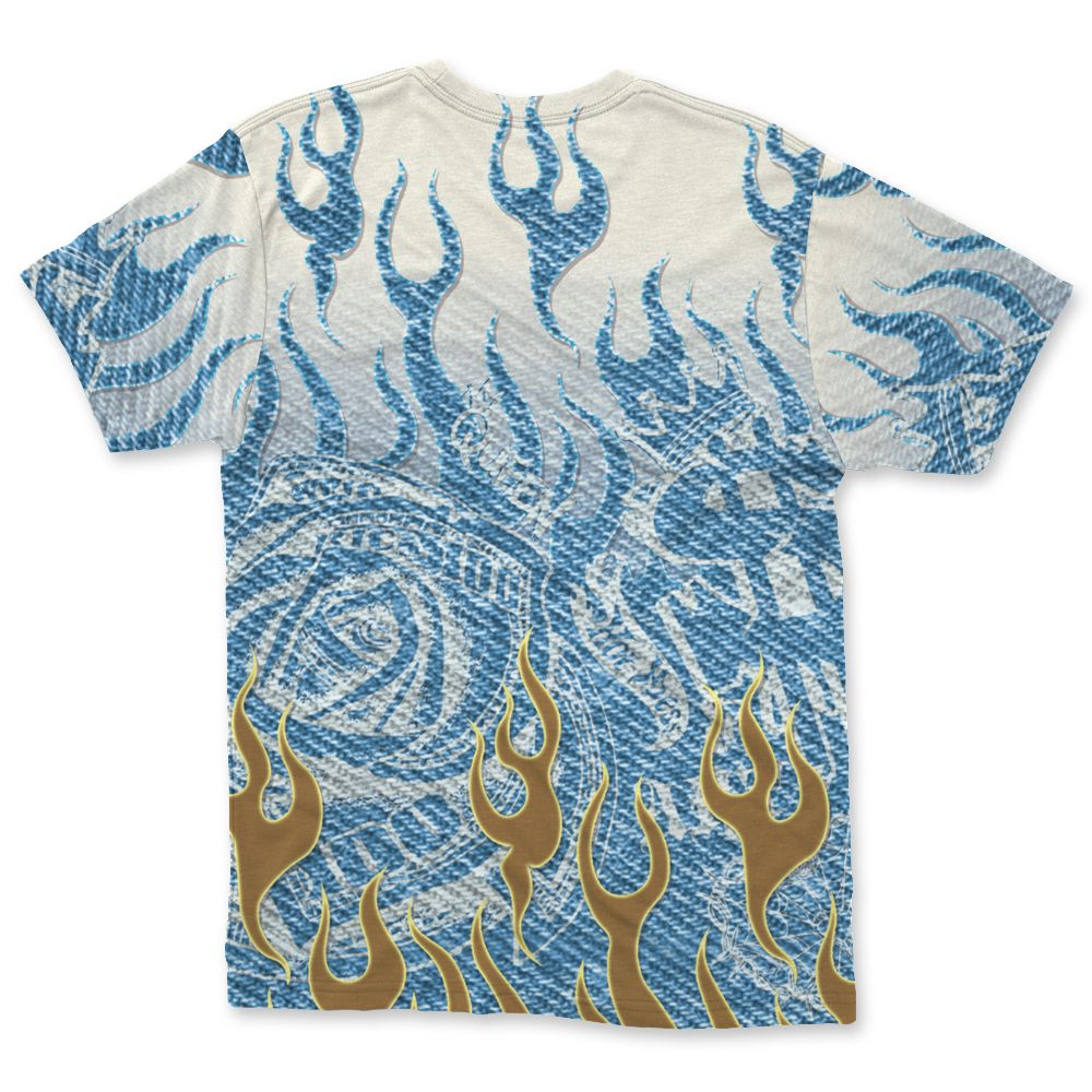 Denim-Worn-Blue-4s-NastyJamz-T-Shirt-Match-Sassy-Classy-3D-All-Over-Print