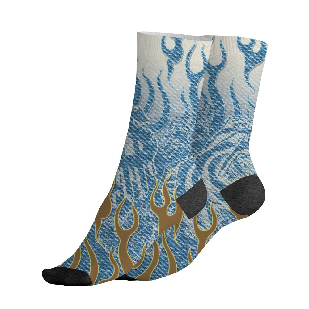 Denim-Worn-Blue-4s-NastyJamz-Socks-Match-Sassy-Classy-3D-All-Over-Print