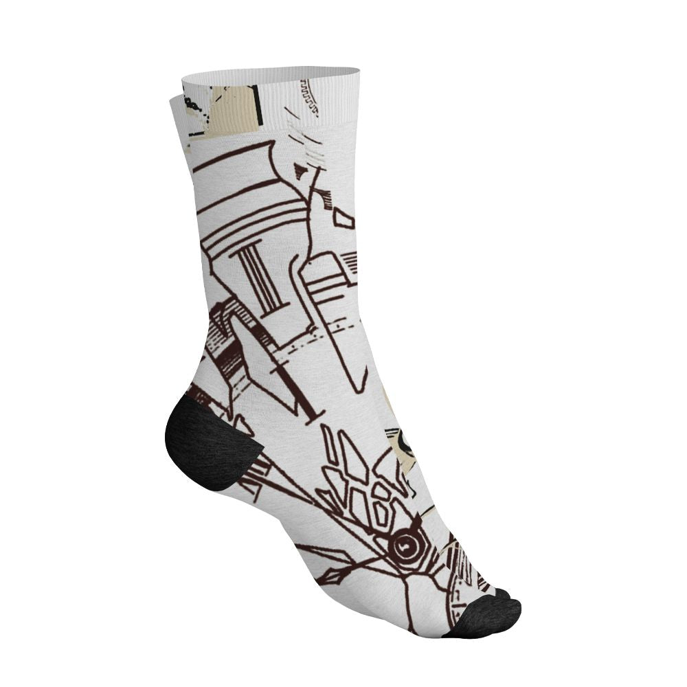 Black-Collective-5s-NastyJamz-Socks-Match-Pattern-Broken-Time-3D-All-Over-Print